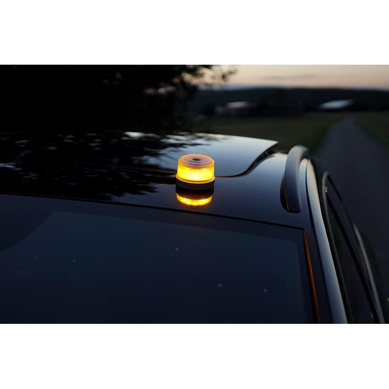 Auto-Notlicht, V16-zugelassen, homologiertes Auto-Notfall-Hilfe-Blitzlicht,  magnetisches Induktionsblitz-Blinklicht