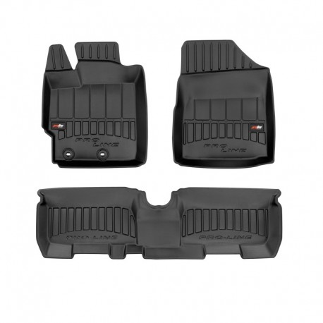 Matten 3D Premium Gummi-Typ-tray für Toyota Yaris II (2005 - 2011)